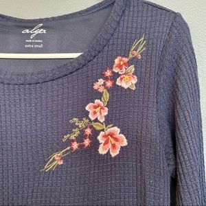 Long Sleeve Waffle Dress